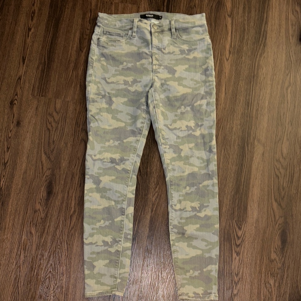 Hudson Barbara Super Skinny Camo Jeans